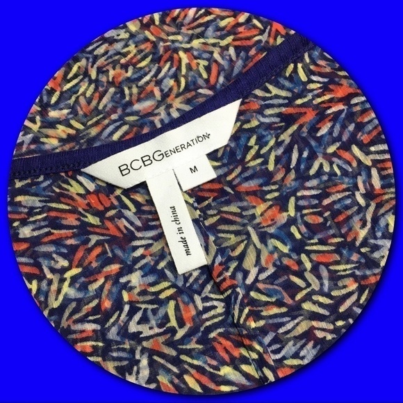 𝅺BCBGENERATION 💕Abstract Print Sheer Tank Top💕 - Picture 5 of 5